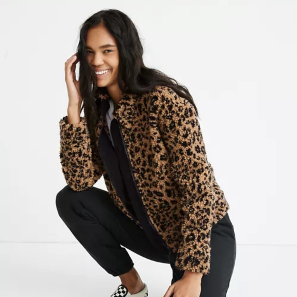 like new madewell sherpa jacket